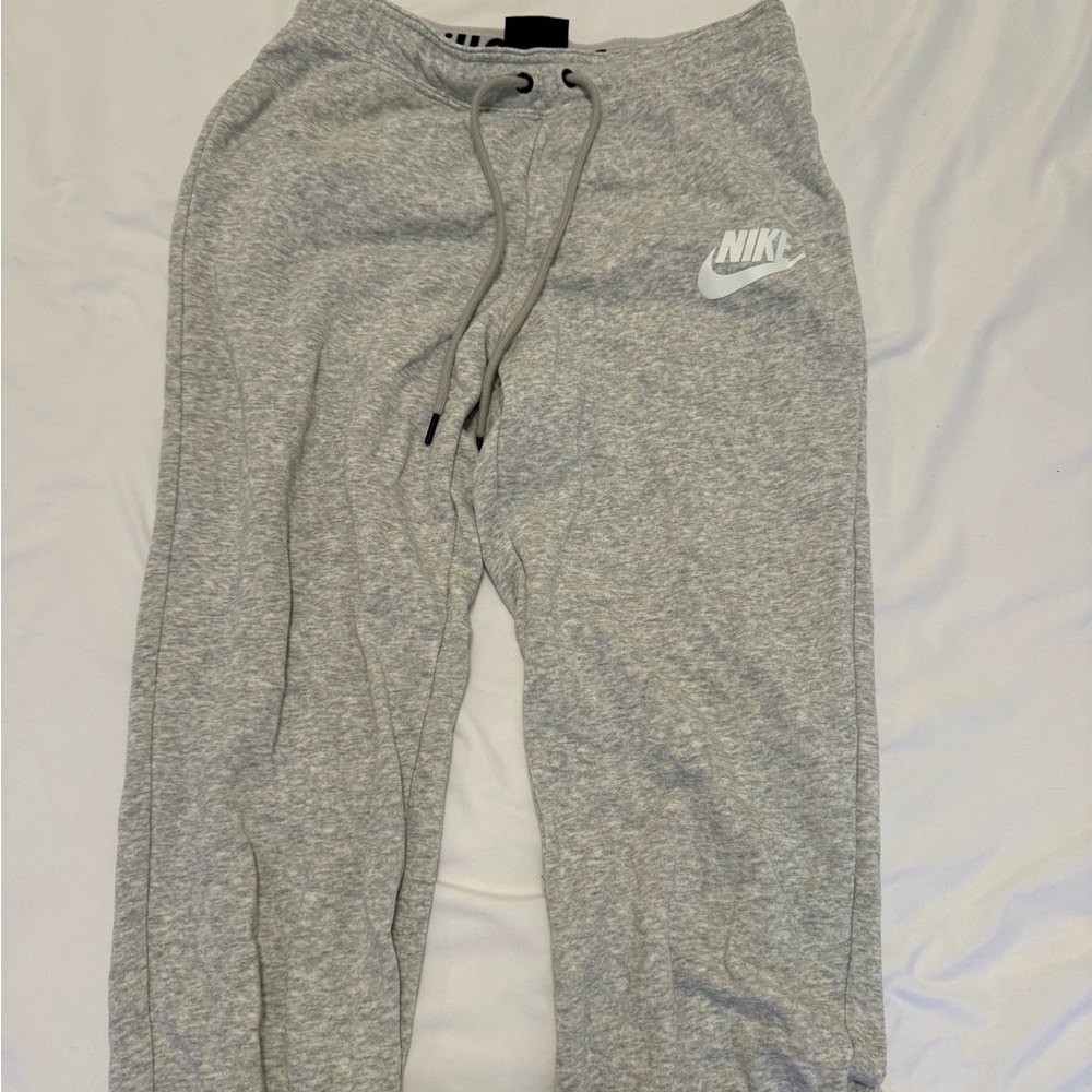 Grey Nike jogger sweatpants